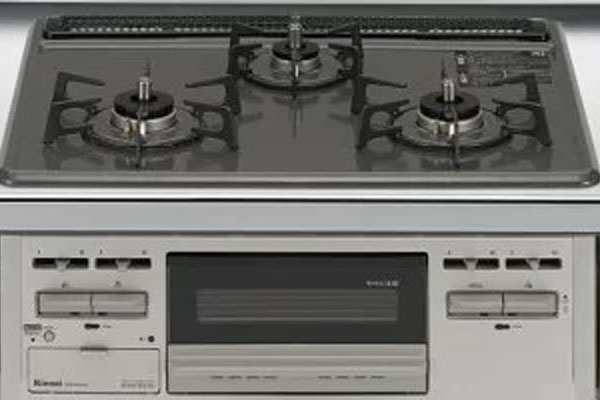 リシェル ホーロートップ 3口コンロ