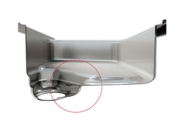 ステディア 排水口