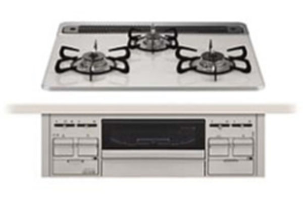 レミュー ハイパーガラストップ両面焼きコンロ