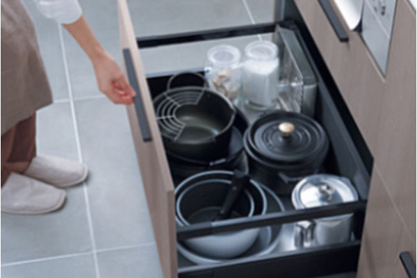 TOTOクラッソ コンロ用フロアキャビネット