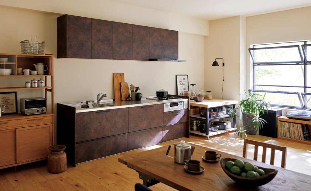 家具のようなデザイン性の高いおしゃれなキッチンリフォーム